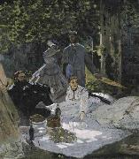 Claude Monet Le deeuner sur lherbe USA oil painting artist